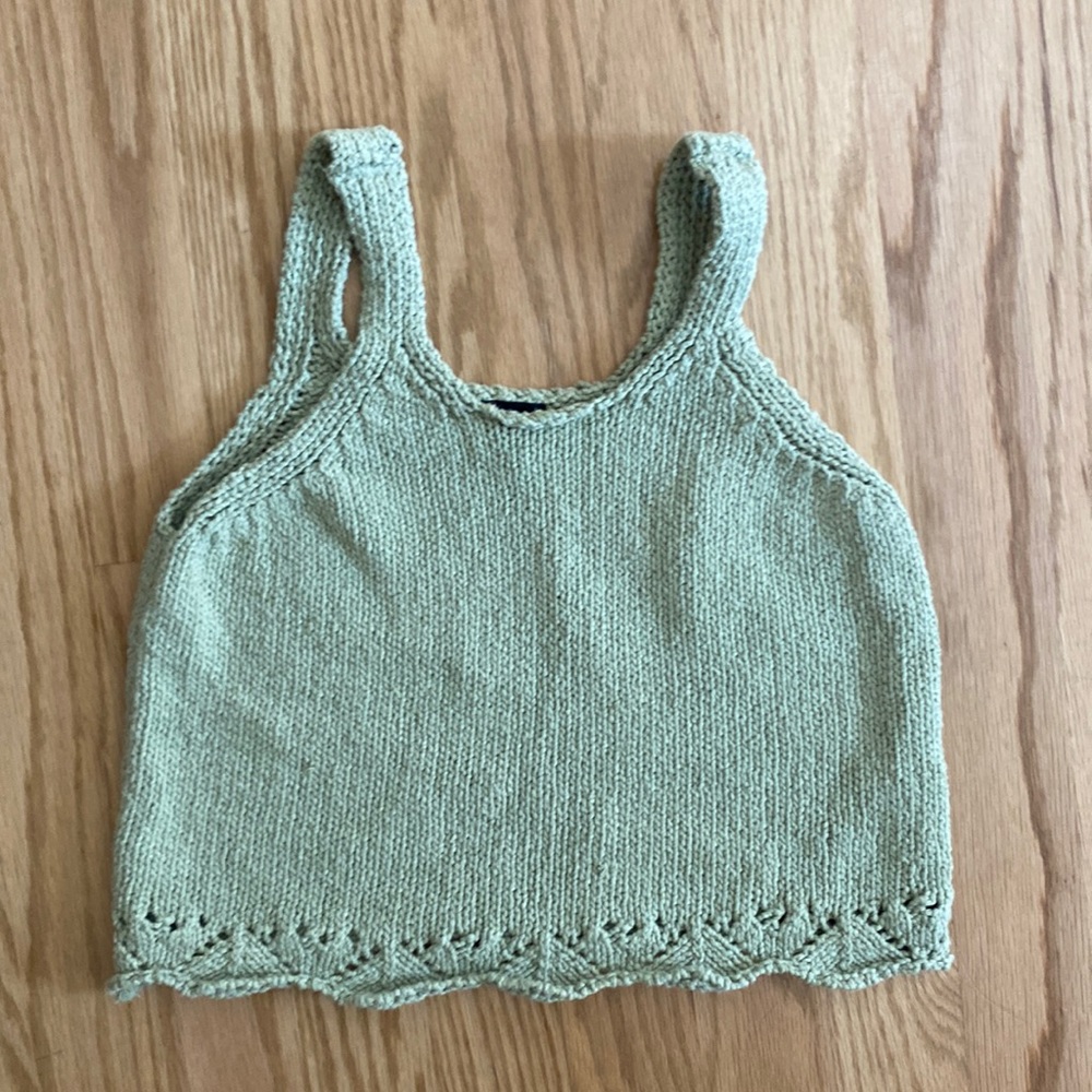 Art Class Knit Sweater Tank Top